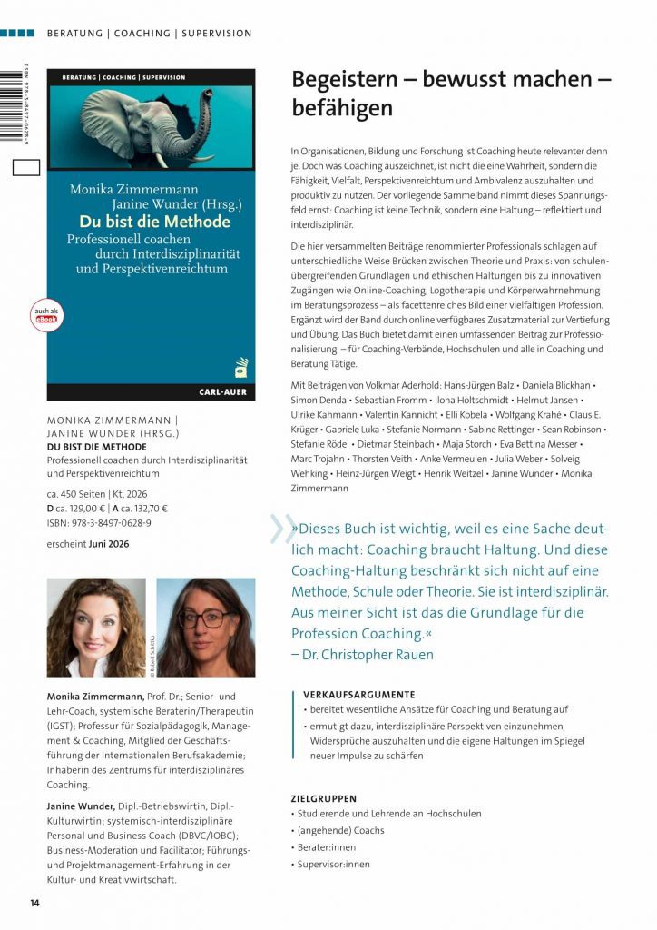 Carl-Auer Verlag Vorschau 2026 Band II