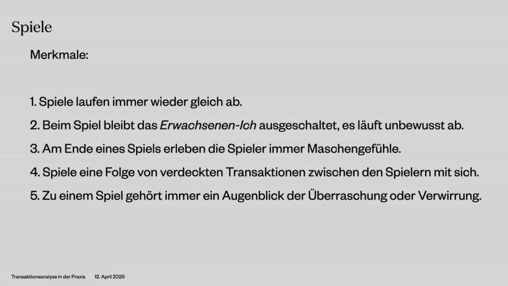 Merkmale von Spielen /Dr. Kai Kochmann)