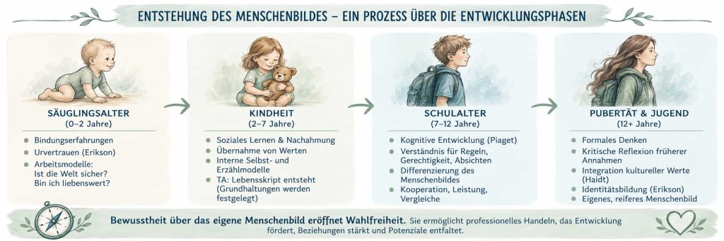 Menschenbild und Entstehung