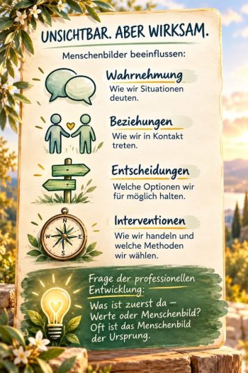 Menschenbild unsichtbar wirksam